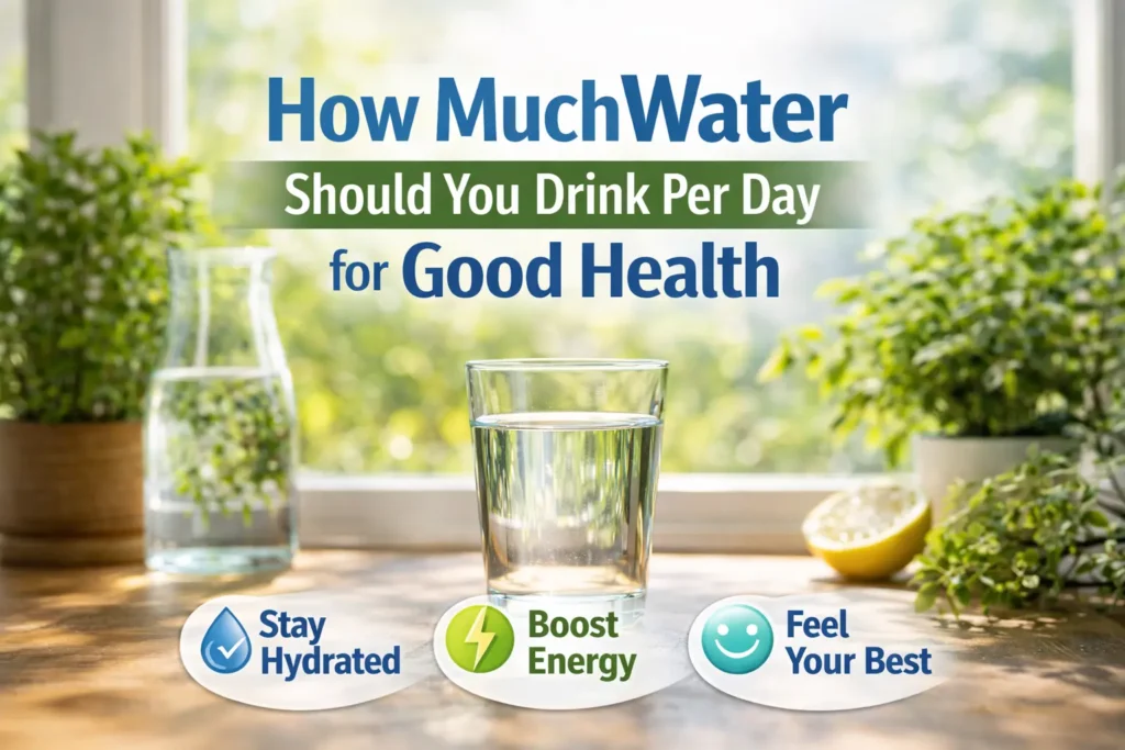 How much water should you drink per day for good health